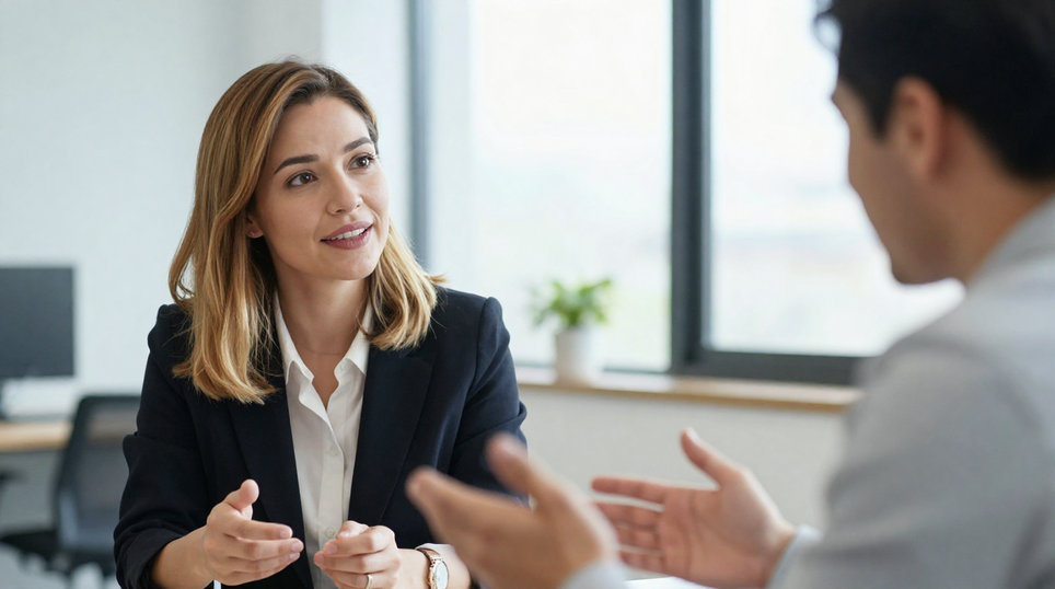 Business coaching conversation